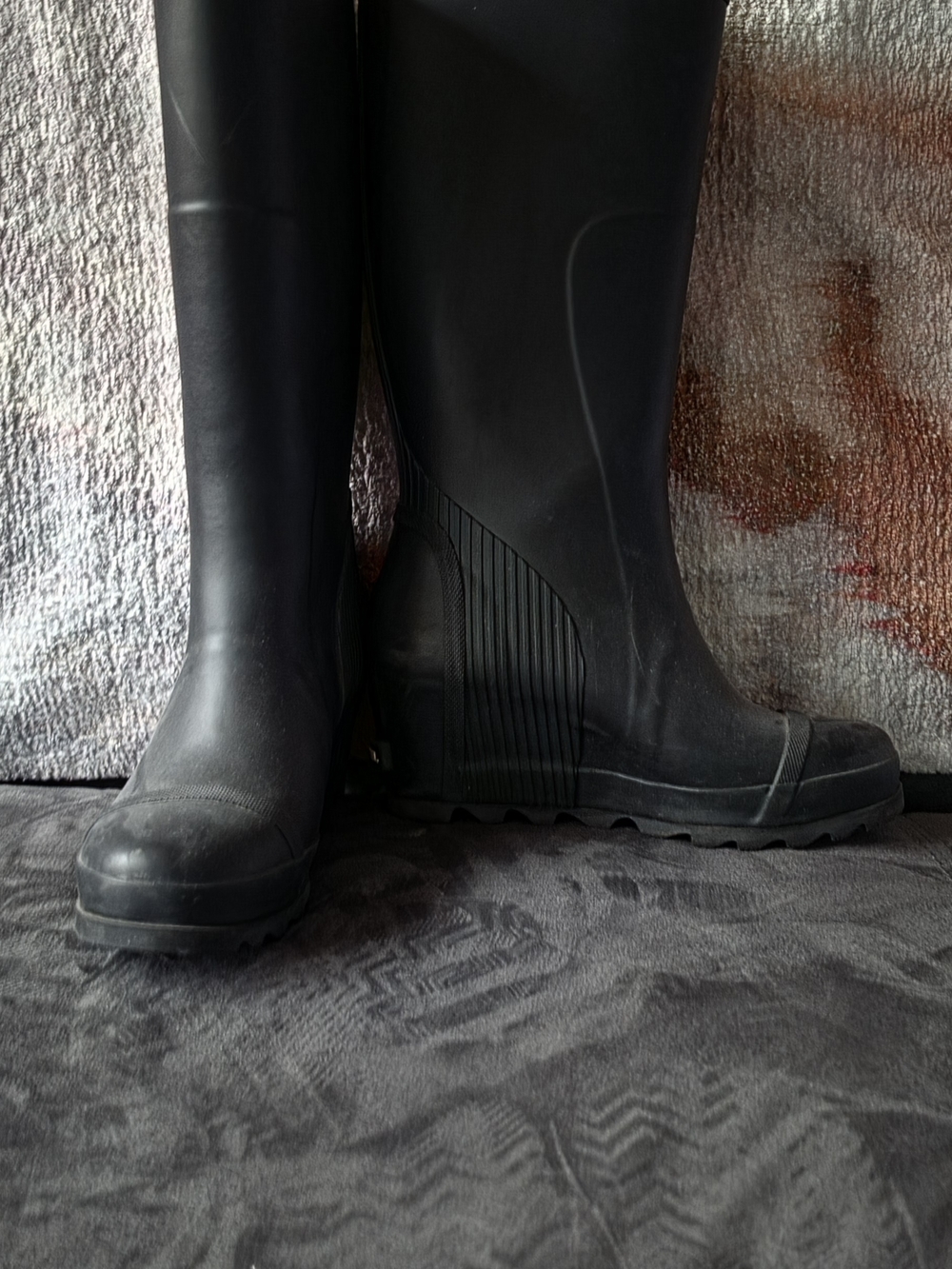 Sorel Black Waterproof Boot with Logo Accent